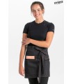 Delantal de camarero tejano unisex 8969516 sin peto. Dyneke