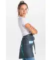 Delantal de camarero tejano unisex 8969516 sin peto. Dyneke 6