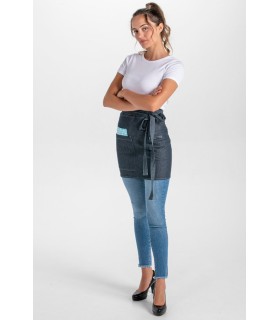Delantal de camarero tejano unisex 8969516 sin peto. Dyneke 5