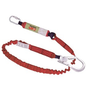 Cuerda con disipador de energía con gancho y mosquetón AK398. AKROBAT1