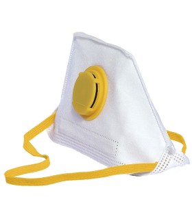 Mascarilla filtrante plegable con válvula FFP2 - NR DS7522N. Caja de 10 und. ISSALINE1