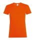 Camiseta de mujer de manga corta de 150 gr REGENT 01825. Sols24