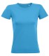 Camiseta ajustada de mujer de manga corta de 150 gr REGENT FIT 02758. Sols3