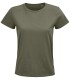 Camiseta de algodón biológico de mujer Pioneer 03579. Sols8