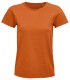 Camiseta de algodón biológico de mujer Pioneer 03579. Sols14