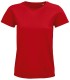 Camiseta de algodón biológico de mujer Pioneer 03579. Sols17