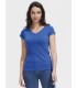 Camiseta de algodón de mujer MOON 11388. Sols