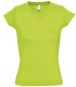 Camiseta de algodón de mujer MOON 11388. Sols16