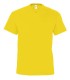 Camiseta unisex con cuello en pico VICTORY 11150. Sols2