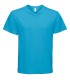 Camiseta unisex con cuello en pico VICTORY 11150. Sols3