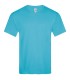 Camiseta unisex con cuello en pico VICTORY 11150. Sols5