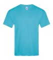 Camiseta unisex con cuello en pico VICTORY 11150. Sols5