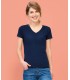 Camiseta con cuello en pico de mujer 190 gr IMPERIAL V 02941. Sols1