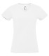 Camiseta con cuello en pico de mujer 190 gr IMPERIAL V 02941. Sols3