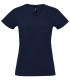 Camiseta con cuello en pico de mujer 190 gr IMPERIAL V 02941. Sols4