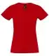 Camiseta con cuello en pico de mujer 190 gr IMPERIAL V 02941. Sols6