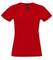 Camiseta con cuello en pico de mujer 190 gr IMPERIAL V 02941. Sols6