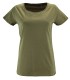 Camiseta de algodón biológico para mujer MILO 02077. Sols6