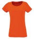 Camiseta de algodón biológico para mujer MILO 02077. Sols12