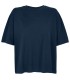 Camiseta ancha de algodón orgánico de mujer BOXY 03807. Sols3