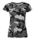 Camiseta de Camuflaje para mujer de algodón 01187 CAMO. Sols4