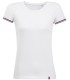 Camiseta con puños en contraste de algodón para mujer 03109 RAINBOW. Sols3