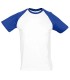 Camiseta bicolor de algodón unisex 11190 Funky. Sols3