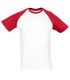 Camiseta bicolor de algodón unisex 11190 Funky. Sols8