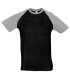 Camiseta bicolor de algodón unisex 11190 Funky. Sols10