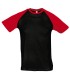 Camiseta bicolor de algodón unisex 11190 Funky. Sols11