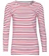 Camiseta a rayas de algodón para mujer MARINE 01403. Sols2