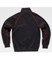 Sudadera bicolor con cierre de media cremallera C9800. Workteam4
