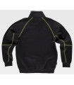 Sudadera bicolor con cierre de media cremallera C9800. Workteam6
