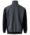 Sudadera bicolor de media cremallera y cuello alto 105703. Velilla2