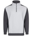 Sudadera bicolor de media cremallera y cuello alto 105703. Velilla7