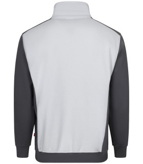 Sudadera bicolor de media cremallera y cuello alto 105703. Velilla8