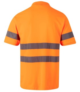 Polo de alta visibilidad de tacto algodón 305512. Velilla4