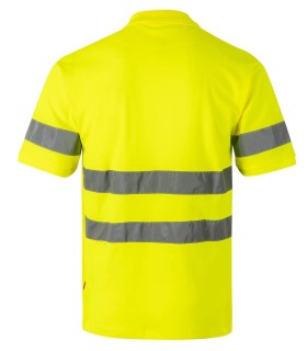 Polo de alta visibilidad de tacto algodón 305512. Velilla2