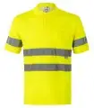 Polo de alta visibilidad de tacto algodón 305512. Velilla1