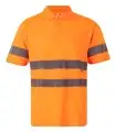 Polo de alta visibilidad de tacto algodón 305512. Velilla3