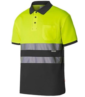 Polo de alta visibilidad de tacto algodón 305513. Velilla1