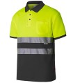Polo de alta visibilidad de tacto algodón 305513. Velilla1