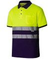 Polo de alta visibilidad de tacto algodón 305513. Velilla2