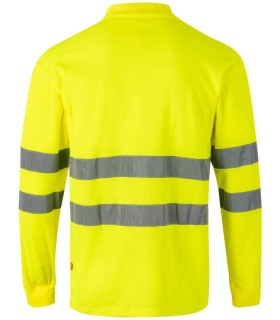 Polo de alta visibilidad de tacto algodón 305514. Velilla2
