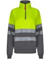 Sudadera bicolor de alta visibilidad 305703. Velilla9