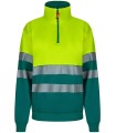Sudadera bicolor de alta visibilidad 305703. Velilla11