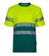 Camiseta bicolor de alta visibilidad de algodón 305509. Velilla11