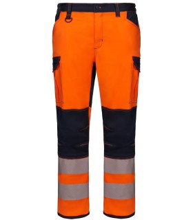 Pantalón de alta visibilidad Stretch con rodilleras 303010S. Velilla5
