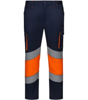 Pantalón de alta visibilidad Stretch bicolor 303008S. Velilla3