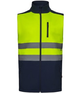 Chaleco alta visibilidad Softshell bicolor 305906. Velilla5